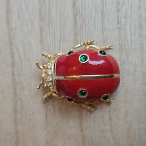 Vintage Ladybug Brooch